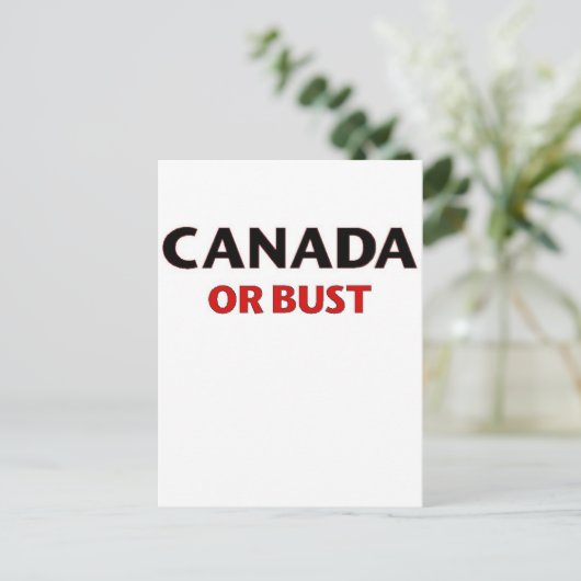 Carte Postale Oh Canada (Debout devant)