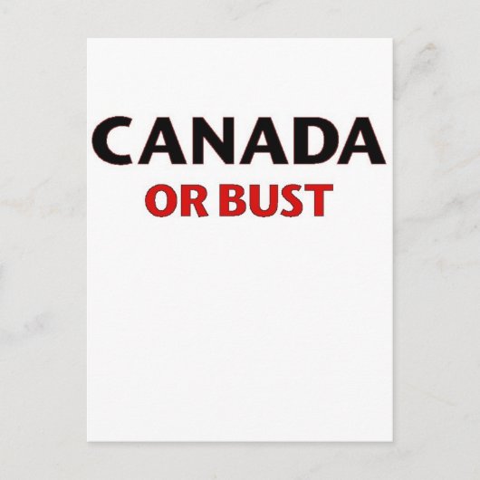 Carte Postale Oh Canada (Devant)