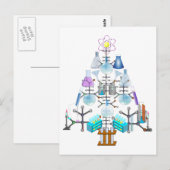 Carte Postale Oh Chimie, Oh Arbre Chimiste (Devant / Derrière)