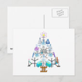 Carte Postale Oh Chimie, Oh Arbre Chimiste (Devant / Derrière)