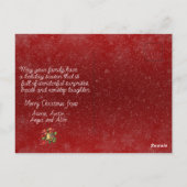 Carte Postale "Oh, Christmas BEE, Oh, Christmas BEE" (Dos)