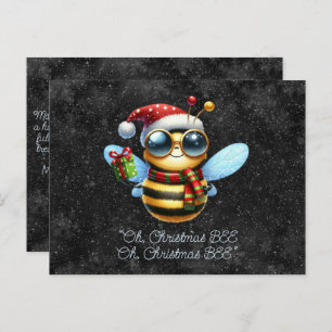 Carte Postale Oh, Christmas BEE, Oh, Christmas BEE Friendly BEE