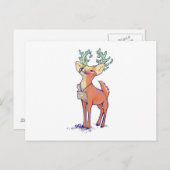 Carte Postale Oh Deer (Devant / Derrière)