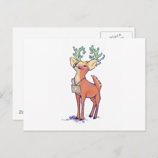 Carte Postale Oh Deer (Devant / Derrière)