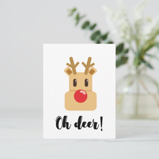 Carte Postale Oh Deer Noël (Debout devant)