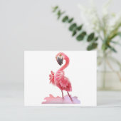 Carte Postale Oh, Flamant rose ! (Debout devant)