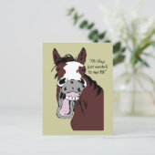 Carte Postale Oh le foin a juste voulu indiquer salut la bande (Debout devant)