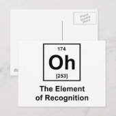 Carte Postale Oh! L'élément de reconnaissance (Devant / Derrière)