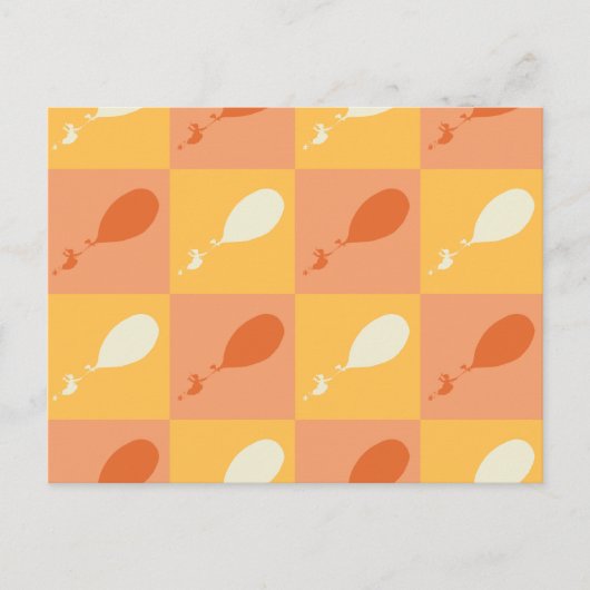 Carte Postale Oh, les endroits où tu iras | Motif orange (Devant)