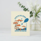 Carte Postale Oh, les endroits où vous irez ! "En route pour un  (Debout devant)