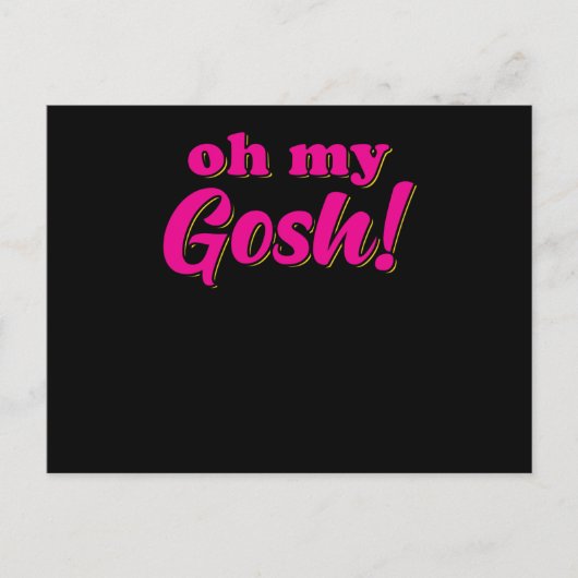 Carte Postale Oh Mon Dieu (Devant)