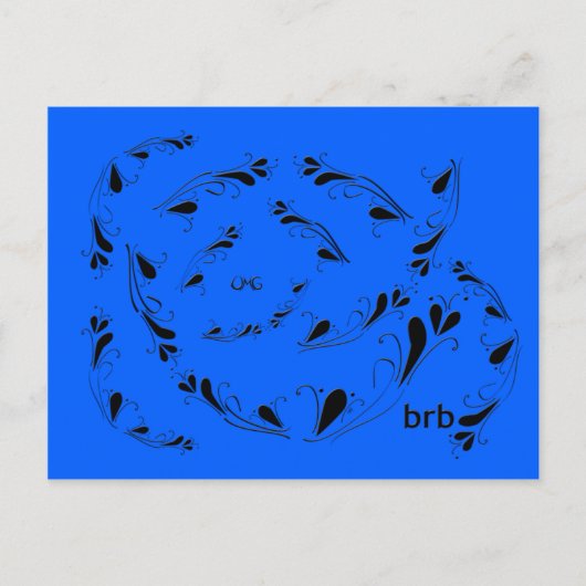 Carte Postale Oh mon Dieu ! (Devant)