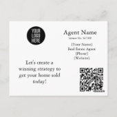 Carte Postale Oh My Guac Realtor Postcard avocado (Dos)