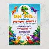 Carte Postale Oh Non ! Une autre fête d'anniversaire sur le thèm (Devant)