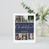 Carte Postale Oh Quel Fun Noël Fête Personnalisé (Debout devant)