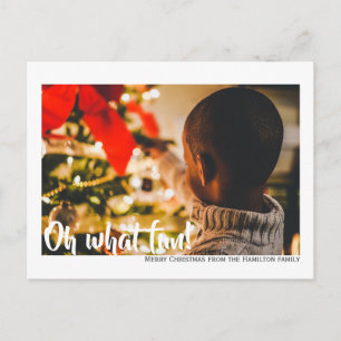 Carte Postale Oh Quelle Amusement Photo Joyeux Noël Personnalisé