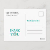 Carte Postale Oh Quelle Fête D'anniversaire Donut Merci  (Dos)