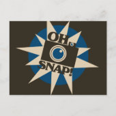 Carte Postale Oh Snap Caméra Rétro (Devant)