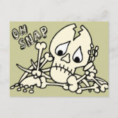 Carte Postale Oh Snap Skeleton (Devant)