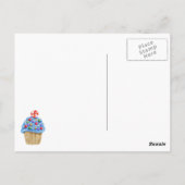 Carte Postale Oh Sweet Candy Land Cupcakes et Lollipops (Dos)