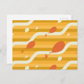 Carte Postale Oh, The Places You'll Go ! Motif Ballon Rétro (Devant / Derrière)