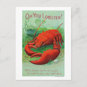 Carte Postale Oh Vous Scène De Homard