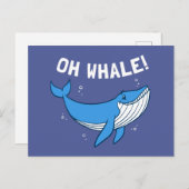 Carte Postale Oh Whale (Devant / Derrière)