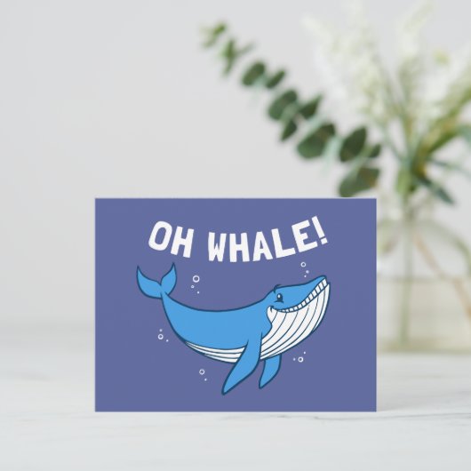 Carte Postale Oh Whale (Debout devant)