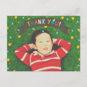 Carte Postale Oh What Fun Confetti Boy Birthday Merci Photo (Devant)