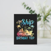 Carte Postale Oh zut c'est mon voyage d'anniversaire (Debout devant)