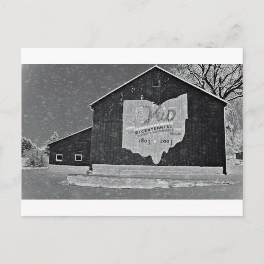 Carte Postale Ohio Barn (Devant)