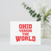 CARTE POSTALE OHIO CONTRE LE MONDE (Debout devant)