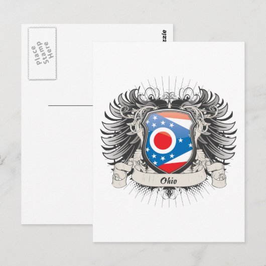 Carte Postale Ohio Crest (Devant / Derrière)