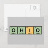 Carte Postale Ohio fait d'éléments (Devant / Derrière)