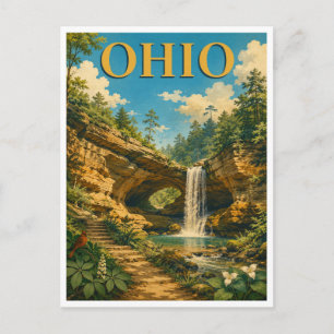Carte Postale Ohio Hocking Hills GeoSaga