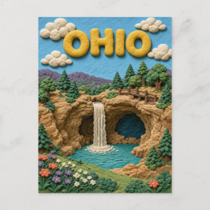 Carte Postale Ohio Hocking Hills Moderne KLAYKOO