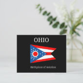 Carte Postale Ohio : Lieu de naissance de l'aviation (Debout devant)