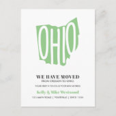 Carte Postale OHIO Nous avons proposé Nouvelle adresse Nouveau A (Devant)