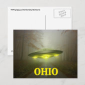 Carte postale OHIO SPACESHIP UFO (Devant / Derrière)