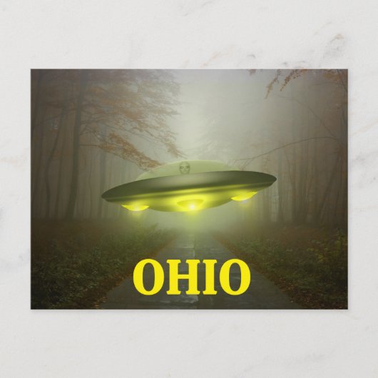 Carte postale OHIO SPACESHIP UFO (Devant)
