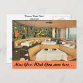 Carte Postale Ohio, Terrace Plaza Hotel, Cincinnati (Devant / Derrière)