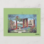 Carte Postale Ohio vintage (Dos)