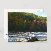 Carte Postale Ohiopyle River Rapids à l'automne Pennsylvanie Aut (Devant / Derrière)