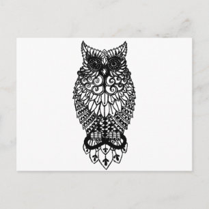Carte Postale Ohm Owl
