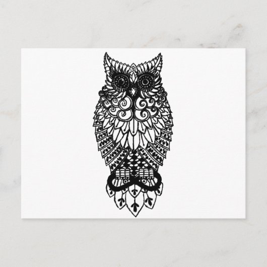 Carte Postale Ohm Owl (Devant)