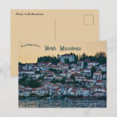 Carte Postale Ohrid Macédoine du Nord (Devant / Derrière)