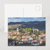 Carte Postale Ohrid, Macédoine du Nord photo pittoresque, (Devant / Derrière)