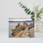 Carte Postale Ohrid, Macédoine photo de paysage (Debout devant)