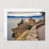Carte Postale Ohrid, Macédoine photo de paysage (Devant / Derrière)