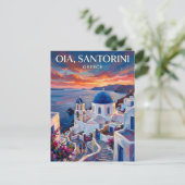Carte Postale Oia Grèce (Debout devant)